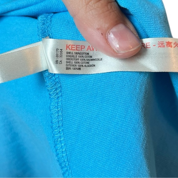 Free People FP Beach Fresco Mini Dress Blue Asymmetrical Hem Tunic Top Oversize - Picture 8 of 9